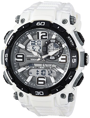 armitron white watch