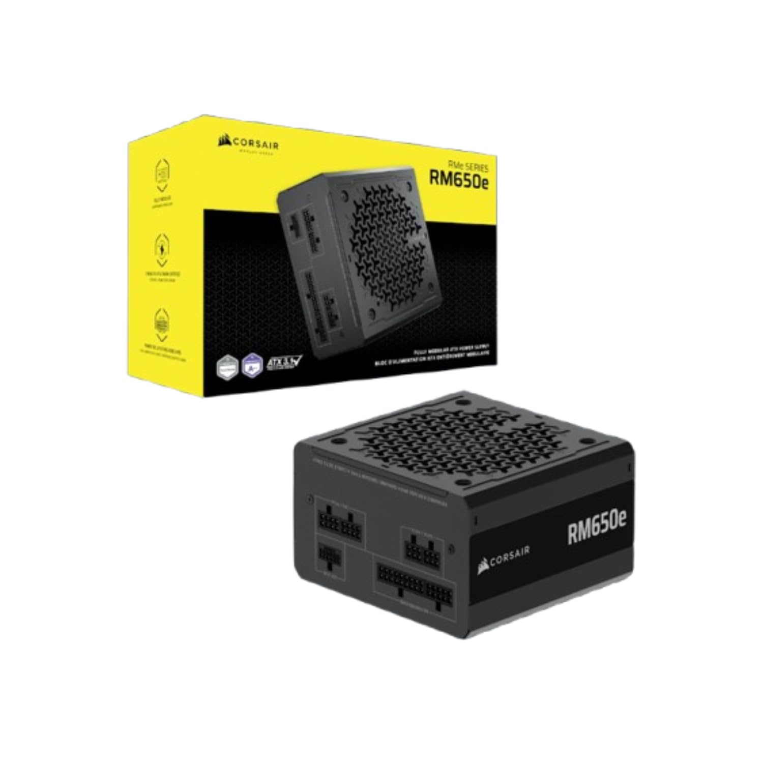 Corsair Rme Series Rm650e Alimentatore Per Computer 650 W 24-Pin Atx Atx Nero (650w Rme Series Rm650e Psu Atx 3.1)