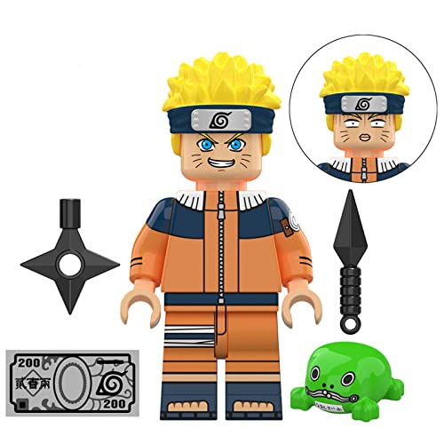 GHFGXF Naruto Mini Figures Advent Calendar Collection Figure 6 Pcs Set Series Custom Collectible Minifigure,Compatible… – Bild 4