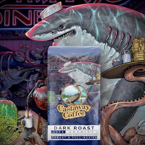 Castaway Coffee Dark Roast 12 oz Whole Bean miniatura 3