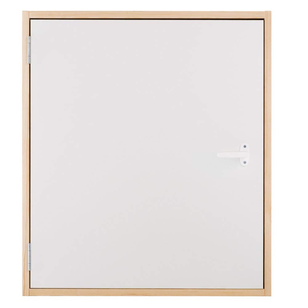 Kniestocktür Drempeltür EXTRA Ud=0,85 W/m2*K Oman 90x55 Holz Abseitentür