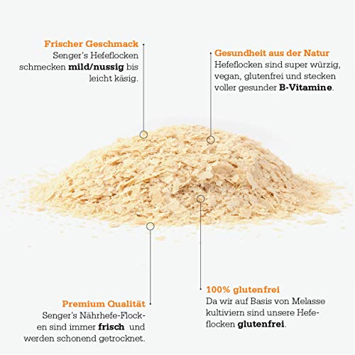 Hefeflocken, edel Hefeflocken Nährhefe vegan und glutenfrei, Qualität aus Österreich (1 kg)
