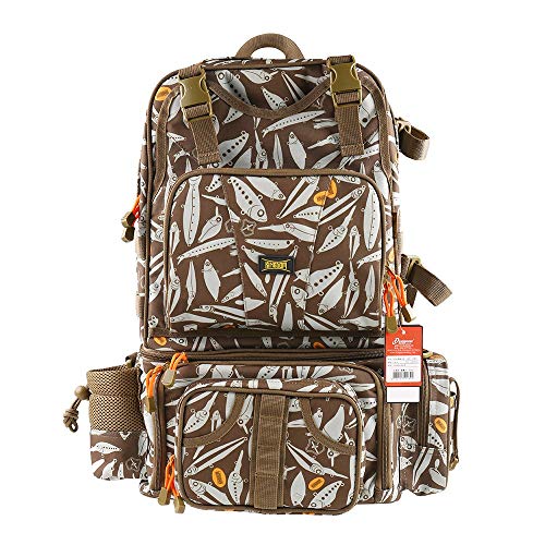 Mochila de Pesca Multifuncional Kingdom  Bolsa de Aparejos de señuelo