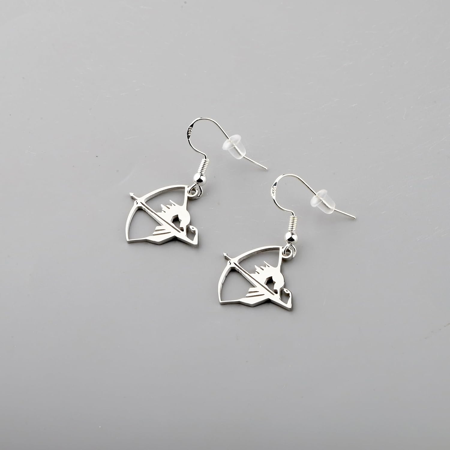 OKEYCH Archer Gift Archery Earrings Arrow Fan Jewelry Hunting Lover Gift