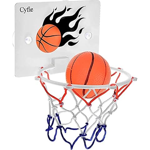CYFIE Basketball Hoop Toddler, Bathtub Bath Toys for Office Desk Bathroom Slam Dunk Games, Suction Cup Basketball Hoop for Kids Girls Boys Cover