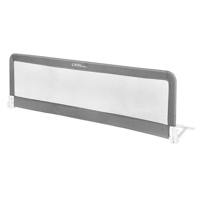 69寸儿童护栏，摇摆可调加长床护栏（灰色）-LIVINGbasics