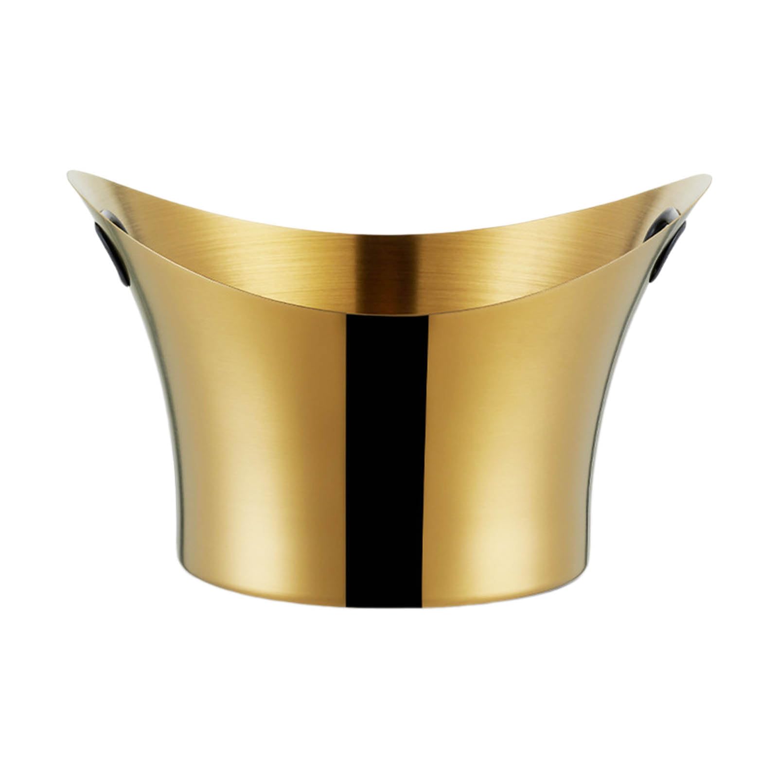 LiRRvb Large Capacity Stainless Ice Pail Practical Bucket for Champagne Beverages Barbecues Party Drink Chiller Outdoor Barbecue Pail