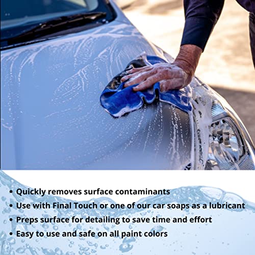 Image of Ragnify Clay Towel Auto Detailing Scratch Free and Paint Safe fine Grade Clay Bar Cloth for Car Detailing, Polishing and Removing Paint Contaminants (Blue Regular)