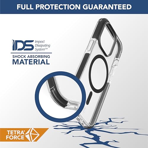 Funda transparente iPhone 15 Pro con protección ultra y MagSafe 3