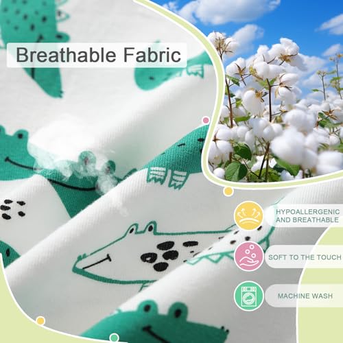 Zanie Kids Baby Toddler Pajamas for Girl and Boy Sleepwear Summer Pja Homewear Cotton3