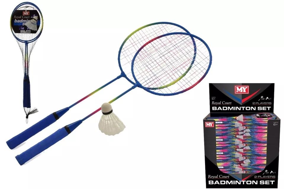 2 Player Badminton & Tennis set with 5m Net - Traditional Garden Games 2 Player Badminton & Tennis set with 5m Net - Traditional Garden Games