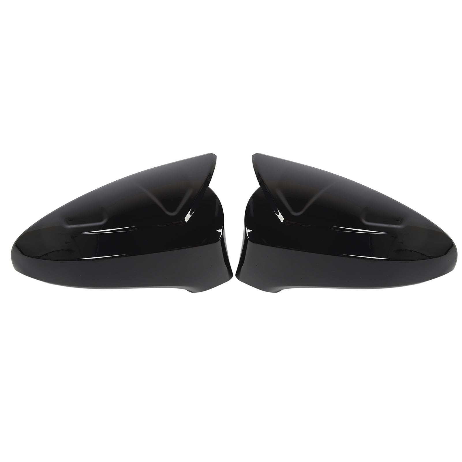 2 pz robusta copertura per specchio laterale ABS, facile installazione con fibbia, rivestimento protettivo, aspetto squisito, per IS200t IS250 IS350 GS ES CT RC LS IS (Glossy Black)