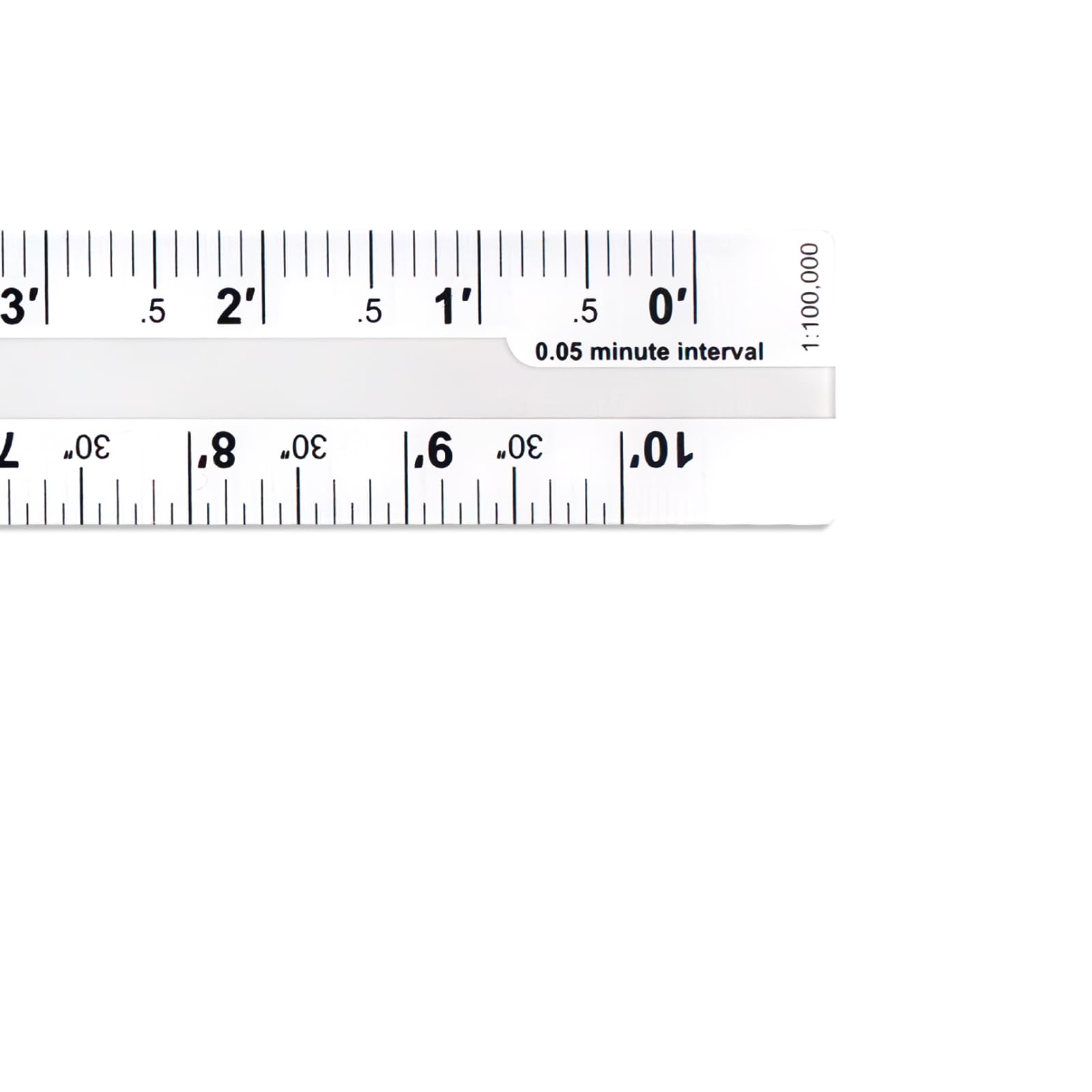 Snapklik.com : Clear Scale Ruler Maptool 1:100,000 Scale Map Reading ...