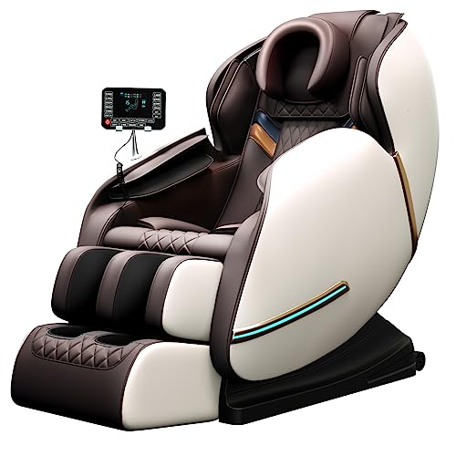 WANSID Massage Chair Full Body,Zero Gravity Massage Chair with Heat and Foot Massage,Full Body Massage Recliner Chair with Airbags, Kneading, Bluetooth, LCD Touch Control