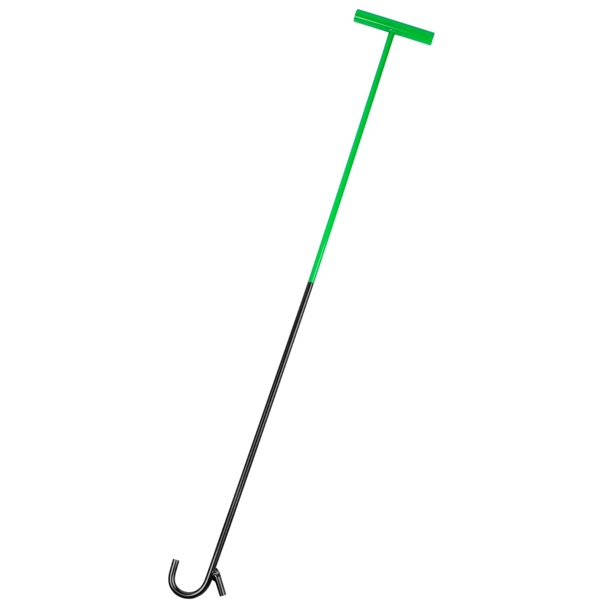 Photo 1 of AUTOSwpozo 5th Wheel Pin Puller, 42" Solid Steel Chrome Plated 5th Wheel Puller Hook, Heavy Duty 5th Wheel Puller w/Hook, 1 Pack (Green & Black) Green & Black-1 Pack