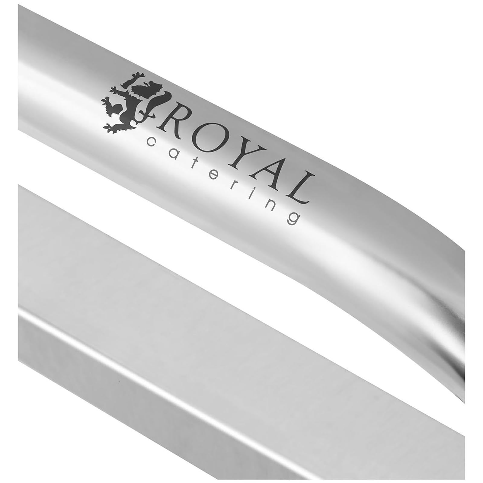 Royal Catering RCSW-5.1 Carrello Portavivande Carrello di Servizio Carrello Cucina (5 Ripiani, Capacità di Carico 150 kg, Distanza tra i Vassoi 27 cm, Protezione Anti-Urto) Acciaio Inox