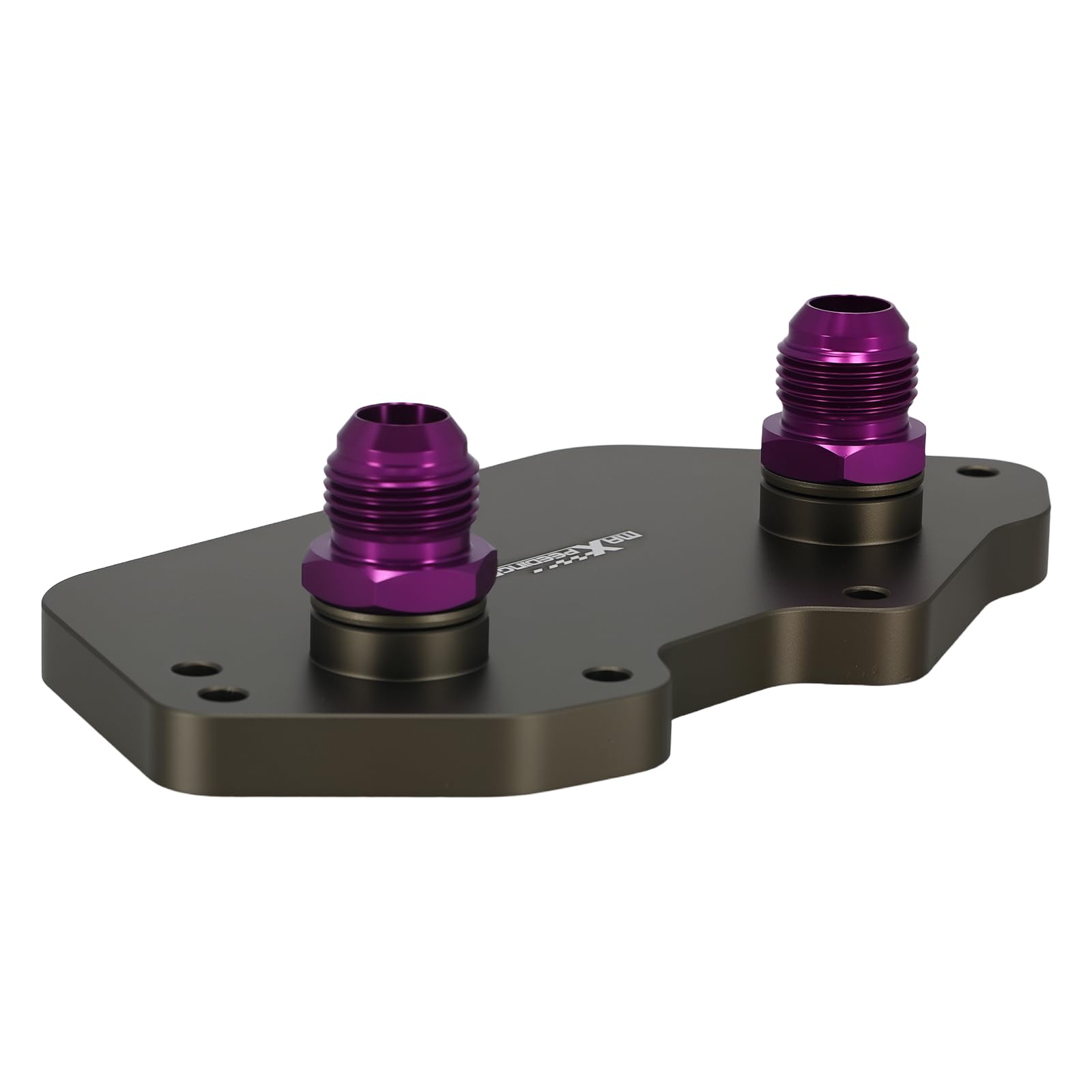 maXpeedingrods AN10 zestaw adapterów do filtra oleju do kanapek VAG Audi S3 S4 3.0T EA837 Audi A4L B8 3,2 l A6 C7 2,4 l 2,5 2,8 3,0 A5 Q7 silnik stop aluminium