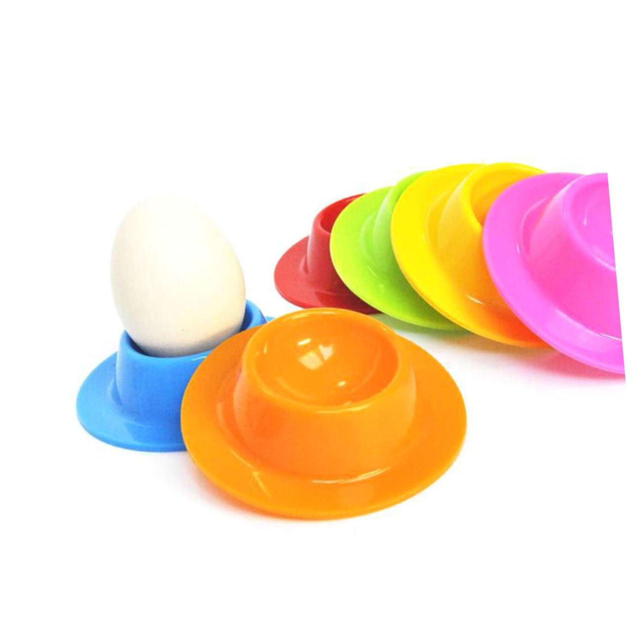 Yardenfun 4pcs Boiled Egg Cups Egg Separator Egg Storage Bin Egg Serving Cup Utensil Tray Egg Cup Tray Egg Tray Serveware Boiled Egg Holder Egg Serving Platter Egg Holder Kitchen re-usable