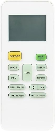 Econtrolly RG52A8BGEF Mando a distancia de repuesto para Midea Luminous Split y aire acondicionado portátil Sub RG52A2BGEF