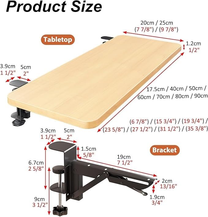 Extensor de escritorio para computadora plegable que ahorra espacio 4