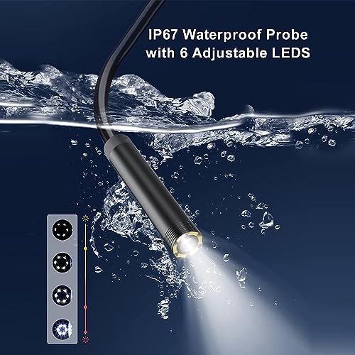 Endoscopio per Smartphone, 5,5 mm/3.5 m Telecamera...