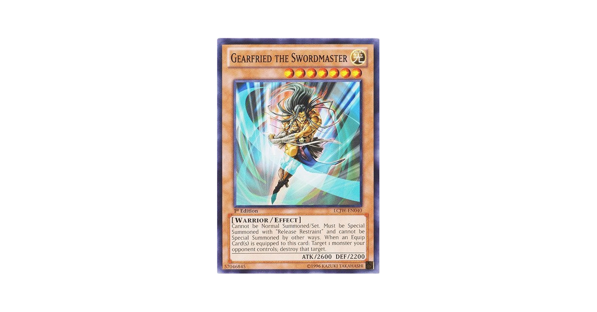 遊戯王OCG デュエルモンスターズ Gearfried the Swordmaster 1st Edition Gearfried the Swordmaster [1st Edition] FET-EN022 Prices