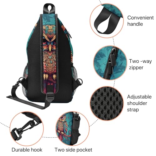 Sling Bag Travel Crossbody Backpack One Shoulder Pack Hiking chest Daypack for Women Waterproof Adjustable3