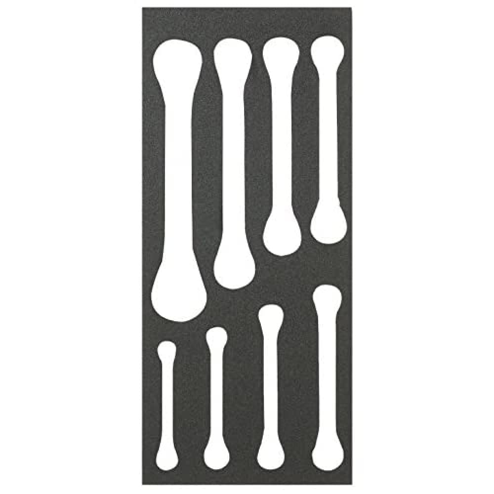 Clé à cliquet double 1-8 pcs au design 1/3 ajusté pour une durabilité mécanique supérieure