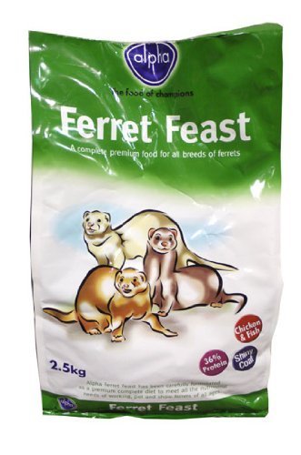 Alpha Ferret Feast 2.5kg 2500g by Alpha Feeds Ltd