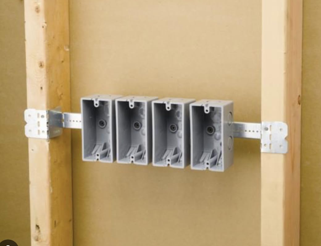 Telescoping Electrical Box Bracket 11"-18" Stud Spacing BE-TSGB16 (25 Pack)