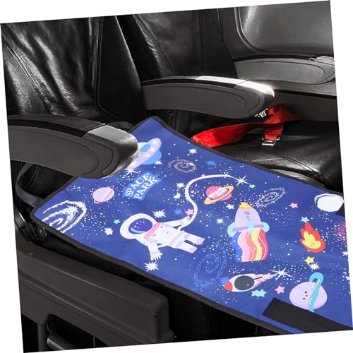 Extensor de asiento de avión con pedal regulable para viajes con niños 7