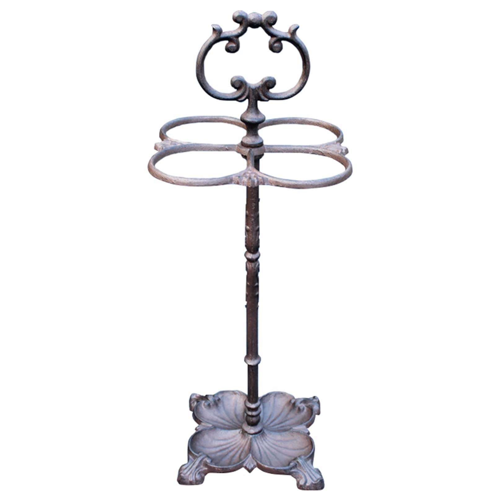 Meiiron Entryway Furniture - Vintage Cast Iron Umbrella Stand for Hotel Entryway Bench Lobby Moisture Sticks Umbrellas Rack