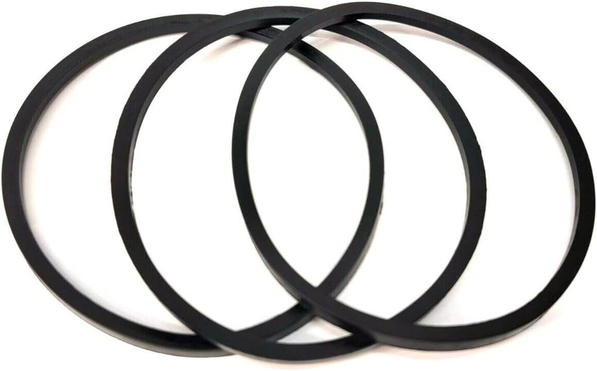 New 3 Belt Replacement Set Delta 49-124 Unisaw Drive Set 3450 RPM Motor