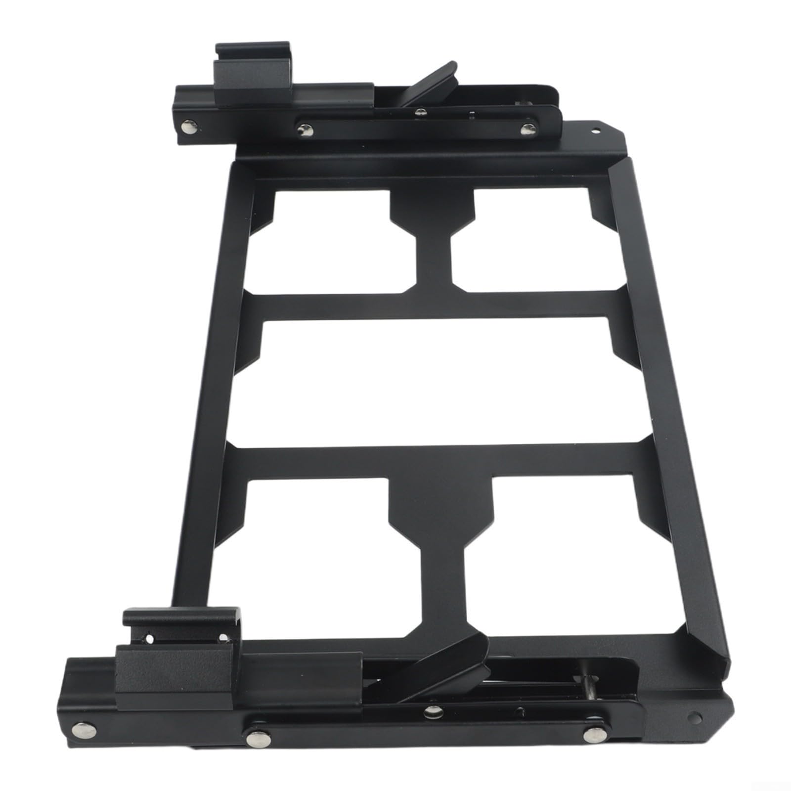 Soporte plegable de metal de 40 kg para maletín de herramientas, placa de expansión plegable de acero de aluminio, montaje universal para