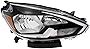 For Nissan Sentra S/FE+S/SV Headlight Lamp 2016 2017 2018 2019 Halogen Black Trim Passenger Right Side
