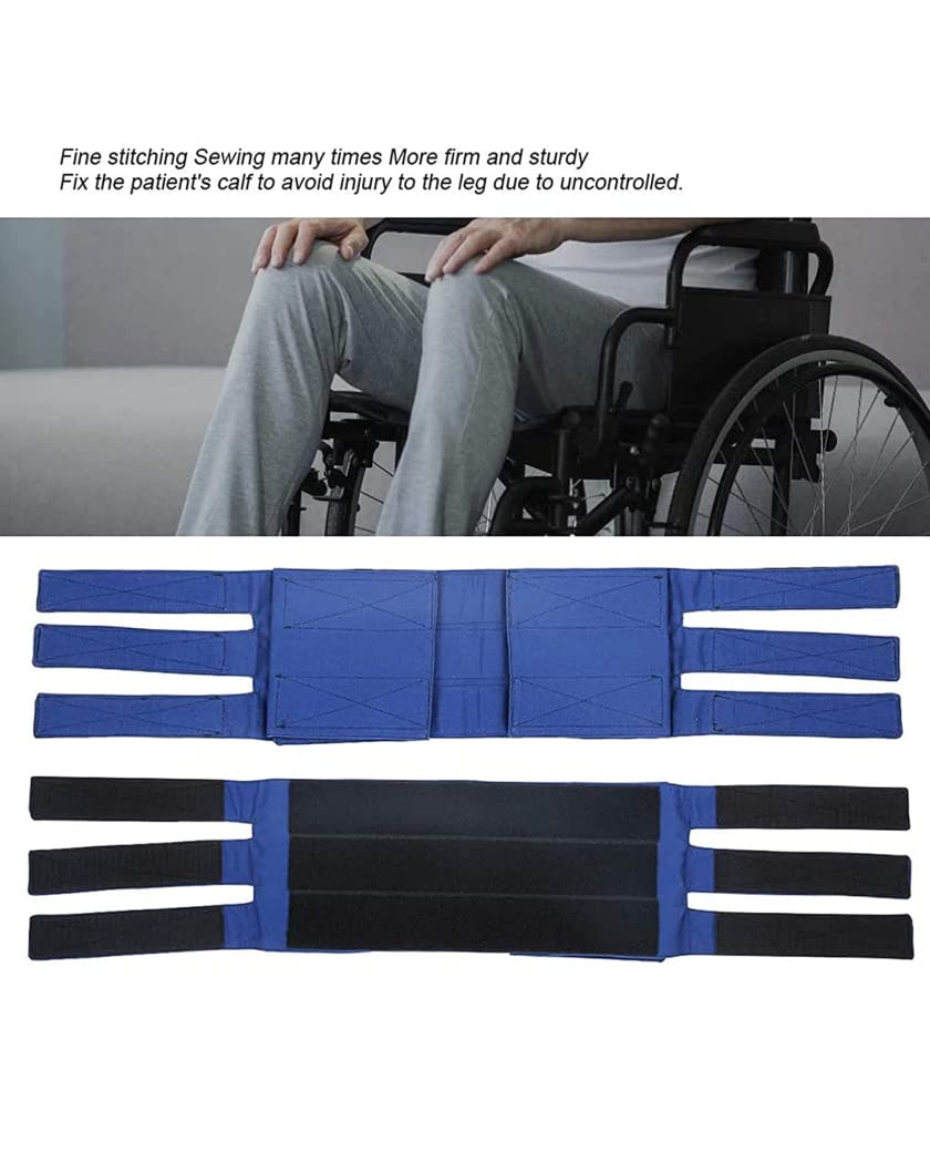 Silla de ruedas Reposapiés Cinturón de seguridad para piernas Antideslizante Elasticidad ajustable Cinturón de sujeción para piernas Sillas de ruedas Soporte para piernas Correa de posiciona