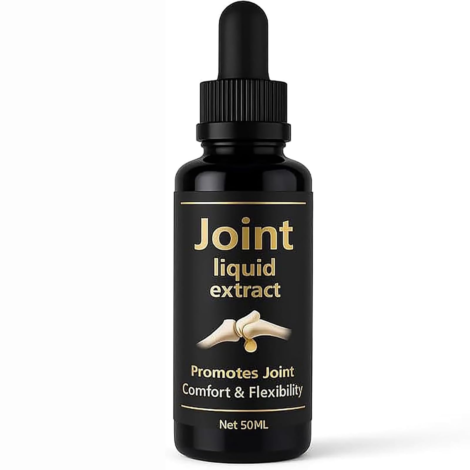 Joint Extract Liquid – Herbal Blend with Turmeric, White Willow Bark, Devil’s Claw & Ginger Root – Vegan, Wild-Harvested, Easy-Mix Dropper – 50ml