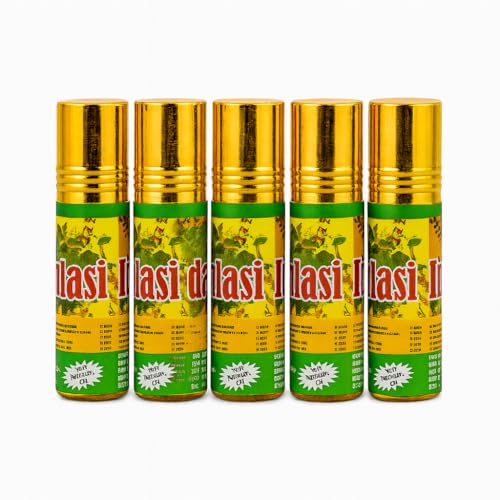 Image of online Holy Basil Essential Oil, Thulasi Oil 7Ml, Bashpika Thulasi, Pure And Natural Pack Of 2