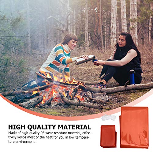 BESPORTBLE 1 conjunto de cobertores térmicos para barraca e manta de emergência para atividades ao a