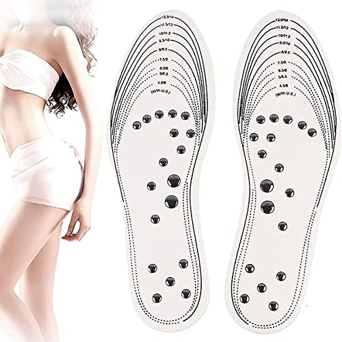 WEYIMVTO Plantillas magnéticas de Masaje Plantillas magnéticas for Zapatos adelgazantes for Hombres con imanes, Plantillas magnéticas for Mujeres con acupresión Adelgazante.(3 Pair)