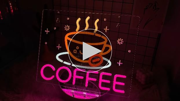 ネオンサイン　coffee/カフェ/コーヒー Amazon | JOMOBUTY ネオンサイン COFFEE コーヒー 多階段調光可