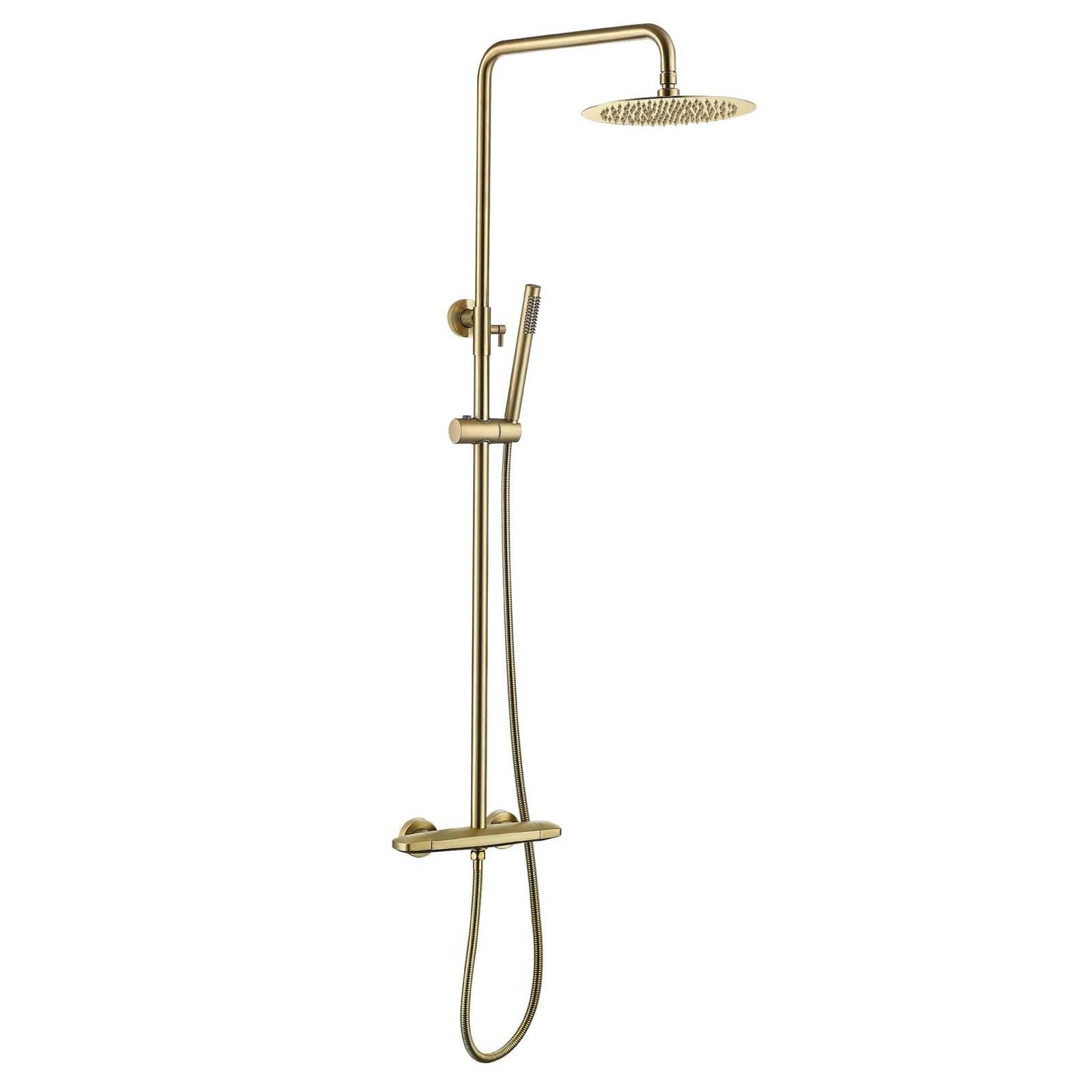 Ensemble de robinet de douche mitigeur mural monté en surface robuste