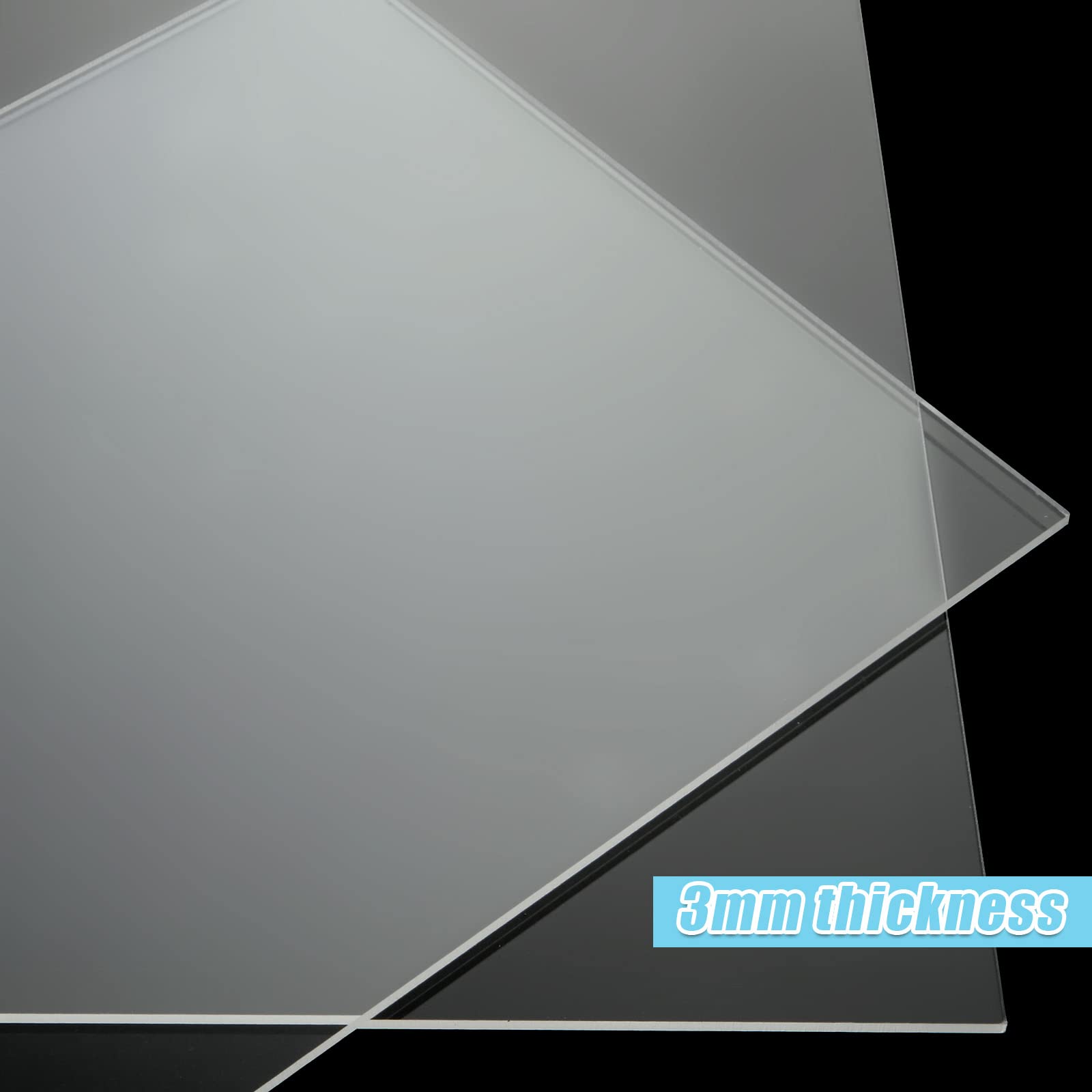 Lot De 10 Feuilles Acryliques Transparentes A4 - 2mm D'épaisseur, Parfaites Pour Bricolage, Cadres Et Signalétique Feuilles Acrylique Transparent