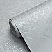 Cohoo Home Silk Silver Peel and Stick Wallpaper 15.7