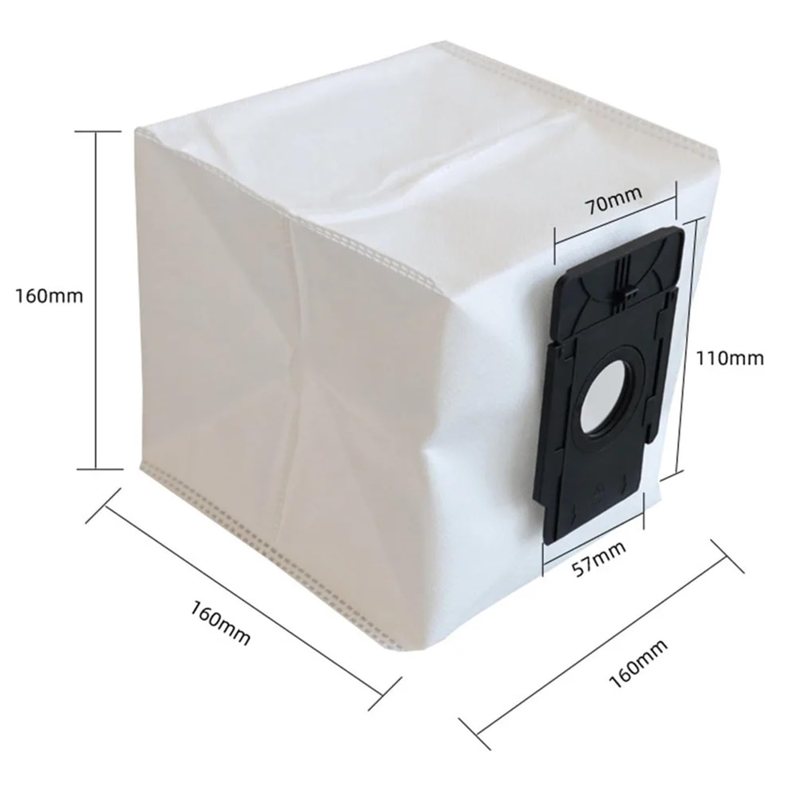 Compatible con Bolsas De Polvo De Gran Capacidad For Aspiradora Beko,VRR80214VB, 3,3 L(20 Pack)