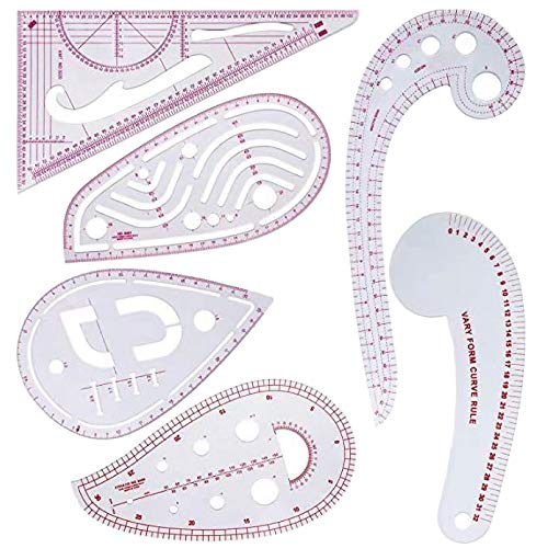 morytrade 曲線定規 雲形定規 カーブ定規 裁縫道具 メジャー 裁縫 テンプレート 円 定規