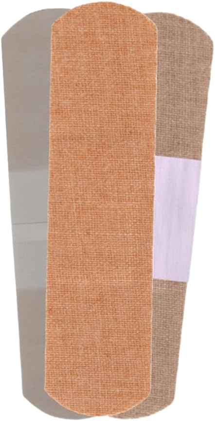 Miniatura 5 de 200 tiras adhesivas flexibles de tela, vendajes transpirables de 3 x 34 pulgadas con almohadilla antiadherente, sin látex para botiquín de primeros