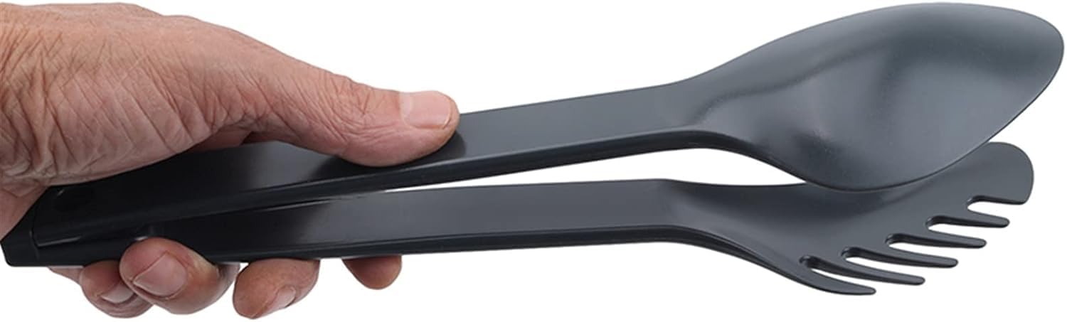 Pince de cuisine en plastique - Ustensiles de cuisine de service pour barbecue, salade, grill, friture - 1 pince de cuisine verte