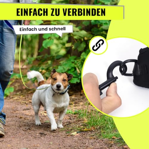 Loutep Biothane Schleppleine Für Hunde Lange Hundeleine 3m 5m Schleppleine 10m Für Hunde 15m 20m Leine Langlaufleine Trainingsleine Laufleine Schwimmleine Für Kleine Mittel Und Große Hund