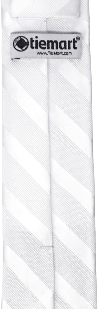 tiemart Striped Slim Tie, 2.5" Width - Image 5